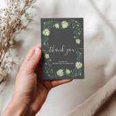 Art Nouveau lijst bruiloft bedankt je kaart
