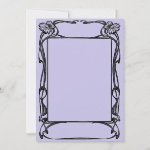 Art Nouveau lijst Kaart