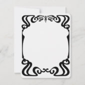 Art nouveau lijst kaart (Voorkant)