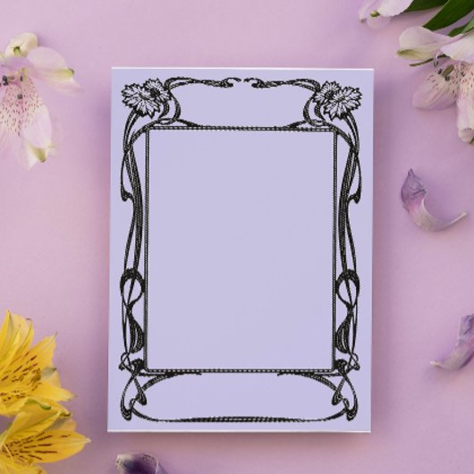 Art Nouveau lijst Kaart