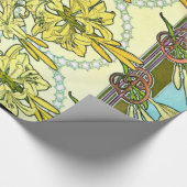 Art Nouveau Lilies 1901 Cadeaupapier (Hoek)