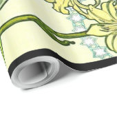 Art Nouveau Lilies 1901 Cadeaupapier (Rol Hoek)