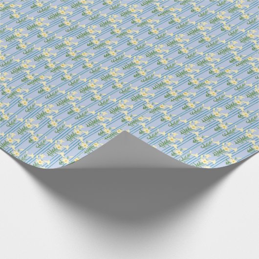 Art nouveau lilies cadeaupapier (Hoek)