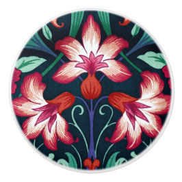 Art Nouveau Lilies Keramische Knop