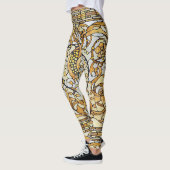 Art Nouveau Lily drijft over de Leggings van de Dr (Links)