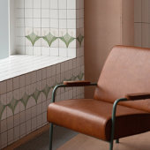 Art Nouveau Lily Elegance Keramische Tegel Tegeltje