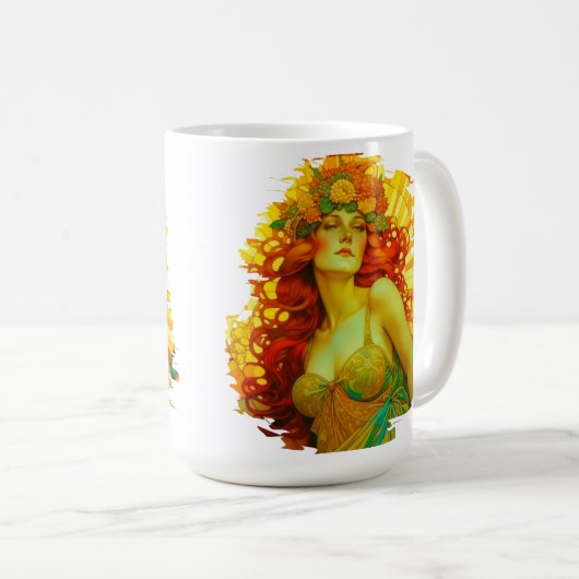 Art Nouveau Litha Koffiemok (Voorkant rechts)