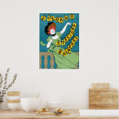  Art Nouveau, Livorno Senorita Dancing Poster (Keuken)