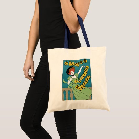  Art Nouveau, Livorno Senorita Dancing Tote Bag (Voorkant (product))