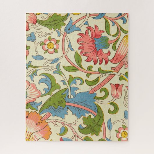 Art nouveau lodden Patroon - William Morris Legpuzzel (Verticaal)