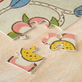 Art nouveau lodden Patroon - William Morris Legpuzzel (Zijkant)