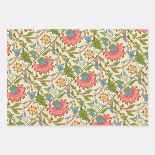 Art nouveau lodden pattern - William Morris Inpakpapier Vel (Voorkant 3)