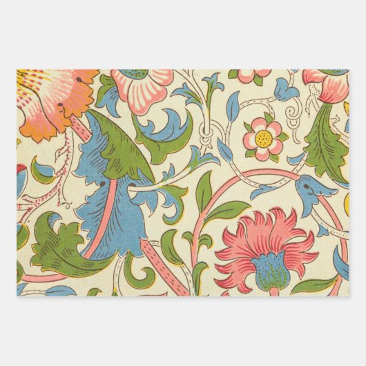 Art nouveau lodden pattern - William Morris Inpakpapier Vel (Voorkant 2)