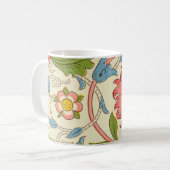 Art nouveau lodden pattern - William Morris Koffiemok (Voorkant links)