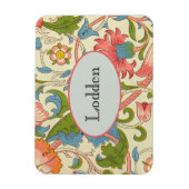 Art nouveau lodden pattern - William Morris Magneet (Verticaal)