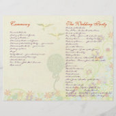 Art Nouveau Love Bird Wedding (Achterkant)