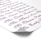 Art Nouveau Love Bird Wedding Poster (Hoek)