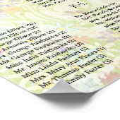 Art Nouveau Love Bird Wedding Poster (Hoek)