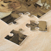  Art Nouveau Love Romance, vlucht van Mucha Legpuzzel (Zijkant)