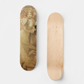  Art Nouveau Love Romance, vlucht van Mucha Skateboard (Voorkant)