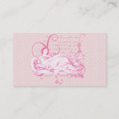 Art Nouveau Love Visitekaartje (Achterkant)