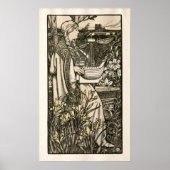 Art Nouveau Lutèce van Adolphe Giraldon Poster (Voorkant)