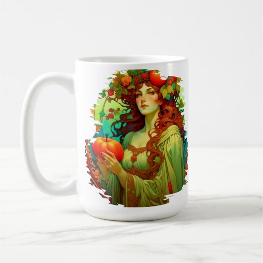 Art Nouveau Mabon Koffiemok (Links)