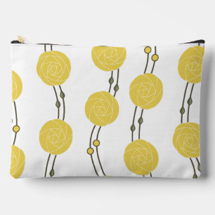 Art Nouveau Mackintosh-rozenstrepen geel Etui