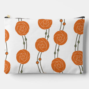 Art Nouveau Mackintosh-rozenstrepen oranje Etui