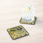  Art Nouveau, Macmillan's Peacock Feather Bier Onderzetter (Rechterzijde)