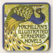  Art Nouveau, Macmillan's Peacock Feather Bier Onderzetter (Voorkant)