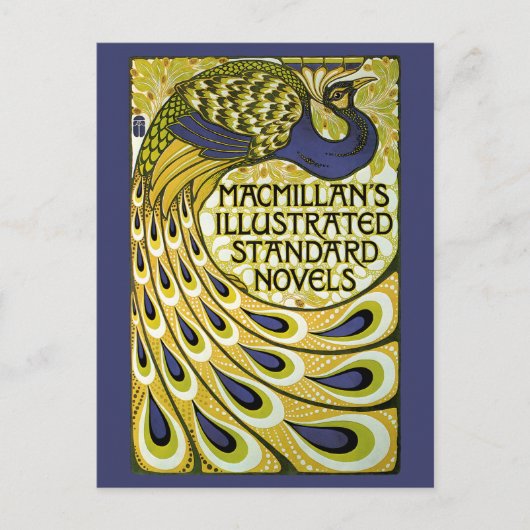 Art Nouveau, Macmillan's Peacock Feather Briefkaart (Voorkant)