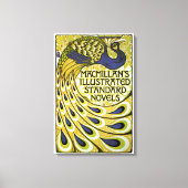  Art Nouveau, Macmillan's Peacock Feather Canvas Afdruk (Voorkant)
