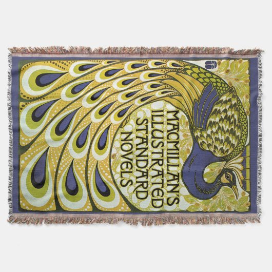  Art Nouveau, Macmillan's Peacock Feather Deken (Voorkant)