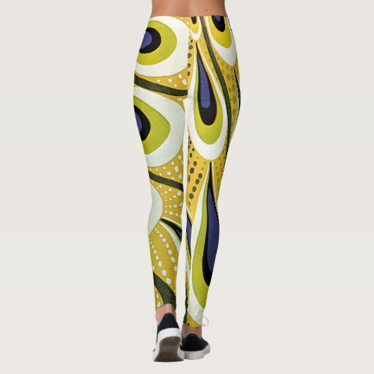 Art Nouveau, Macmillan's Peacock Feather Leggings (Achterkant)