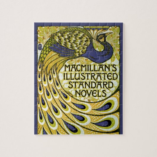  Art Nouveau, Macmillan's Peacock Feather Legpuzzel (Verticaal)