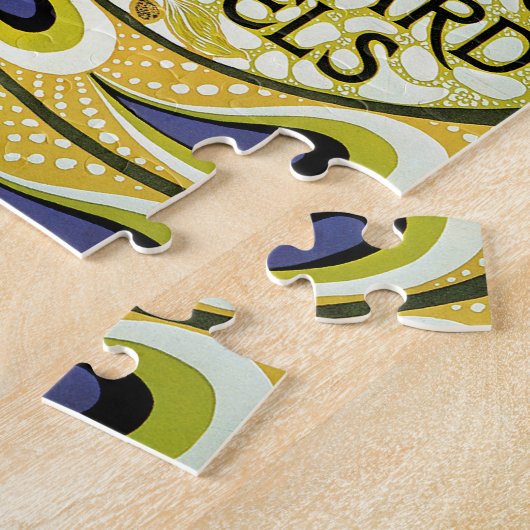  Art Nouveau, Macmillan's Peacock Feather Legpuzzel (Zijkant)