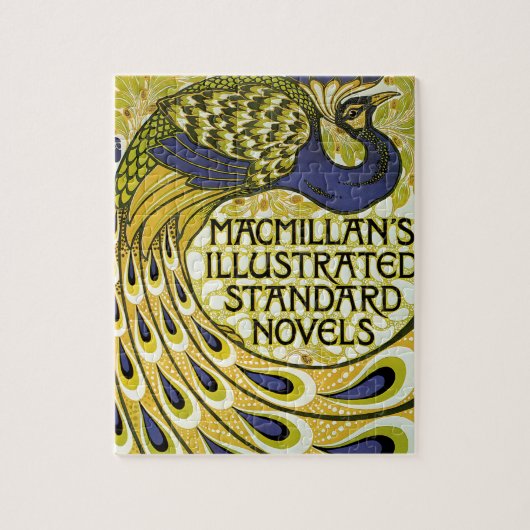  Art Nouveau, Macmillan's Peacock Feather Legpuzzel (Verticaal)