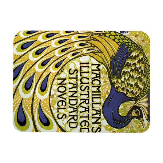  Art Nouveau, Macmillan's Peacock Feather Magneet (Horizontaal)