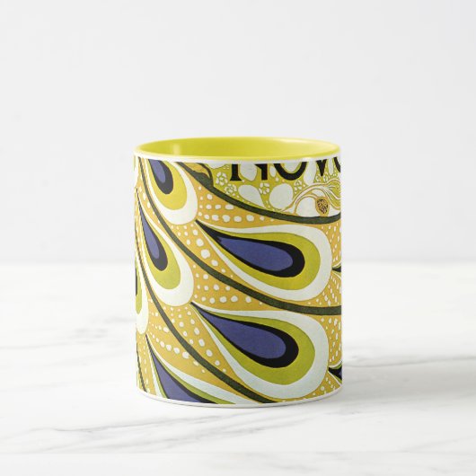  Art Nouveau, Macmillan's Peacock Feather Mok (Midden)