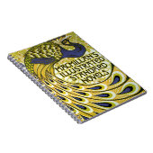 Art Nouveau, Macmillan's Peacock Feather Notitieboek (Rechterzijde)