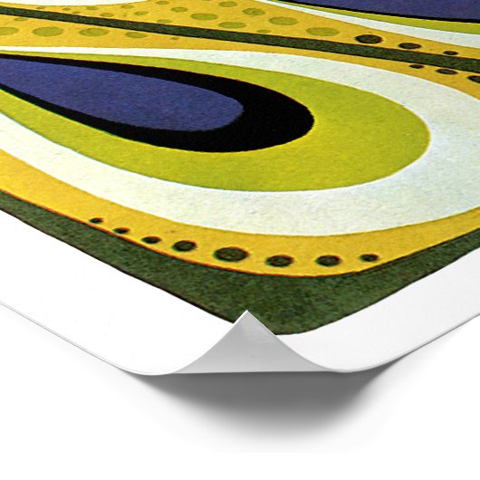 Art Nouveau, Macmillan's Peacock Feather Poster (Hoek)