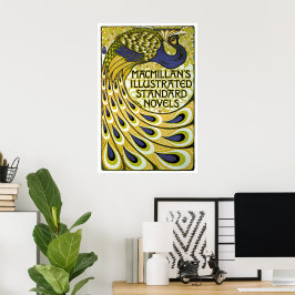  Art Nouveau, Macmillan's Peacock Feather Poster