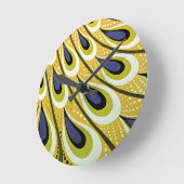 Art Nouveau, Macmillan's Peacock Feather Ronde Klok (Hoek)