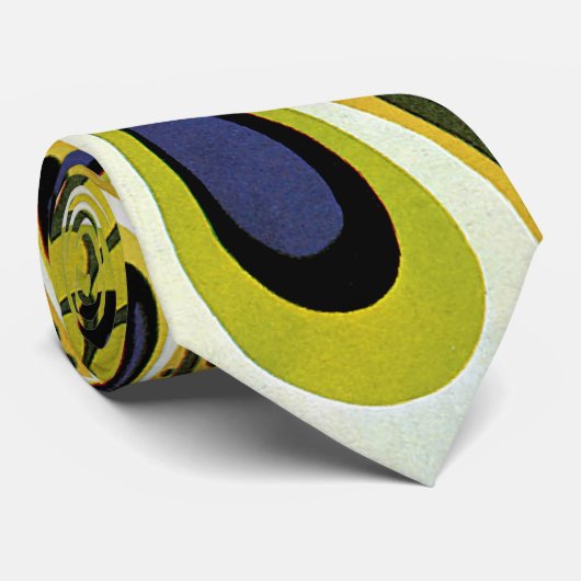 Art Nouveau, Macmillan's Peacock Feather Stropdas (Opgerold)