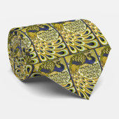  Art Nouveau, Macmillan's Peacock Feather Stropdas (Opgerold)