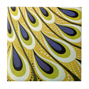 Art Nouveau, Macmillan's Peacock Feather Tegeltje