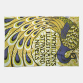 Art Nouveau, Macmillan's Peacock Feather Theedoek (Horizontaal)