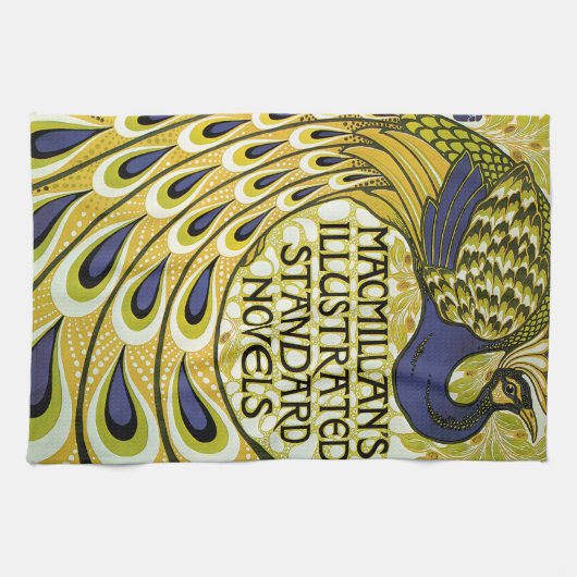  Art Nouveau, Macmillan's Peacock Feather Theedoek (Horizontaal)