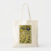 Art Nouveau, Macmillan's Peacock Feather Tote Bag (Voorkant)